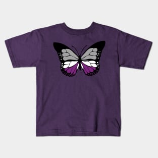 Asexual Butterfly Kids T-Shirt